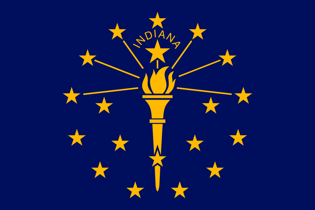 FAKE MOON ROCK - COMMEMORATIVE ARTIFACT #FM00013 - INDIANA