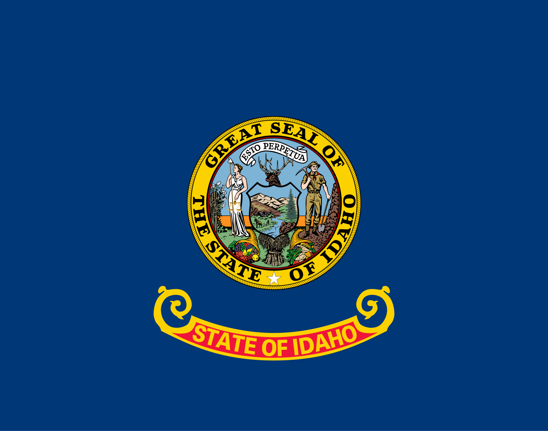 FAKE MOON ROCK - COMMEMORATIVE ARTIFACT #FM00030 - IDAHO