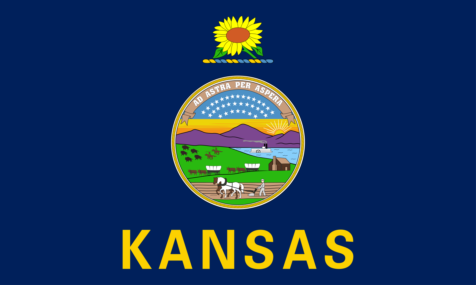 FAKE MOON ROCK - COMMEMORATIVE ARTIFACT #FM00040 - KANSAS