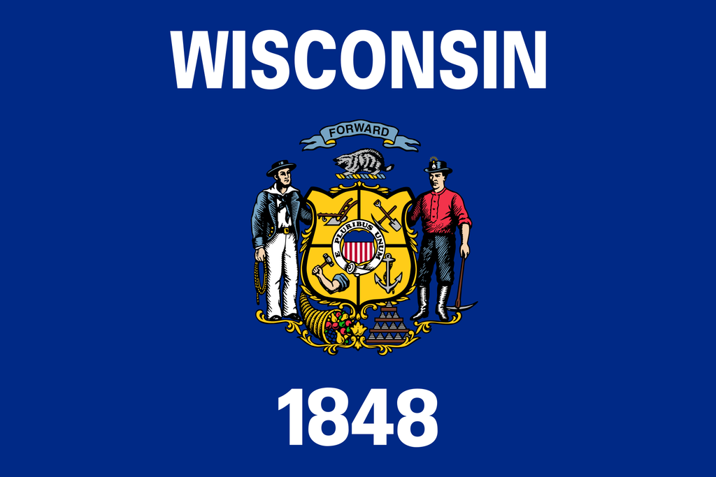 FAKE MOON ROCK - COMMEMORATIVE ARTIFACT #FM00042 - WISCONSIN