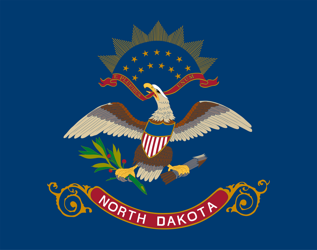 FAKE MOON ROCK - COMMEMORATIVE ARTIFACT #FM00048 - NORTH DAKOTA