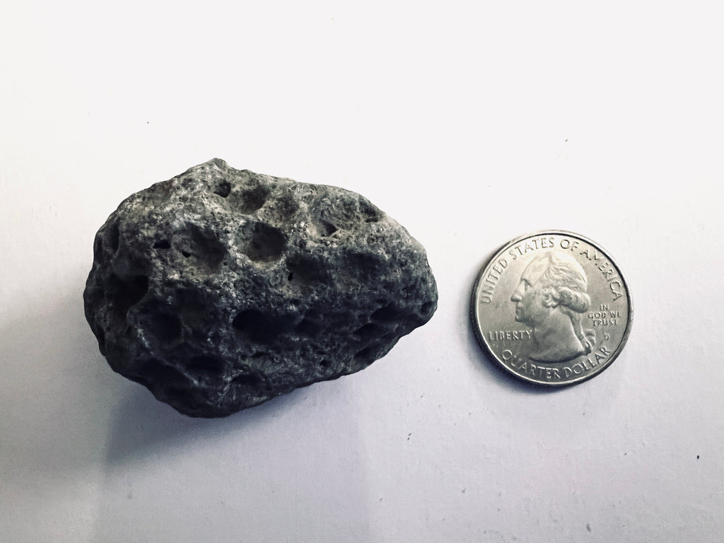 FAKE MOON ROCK - COMMEMORATIVE ARTIFACT #FM00013 - INDIANA