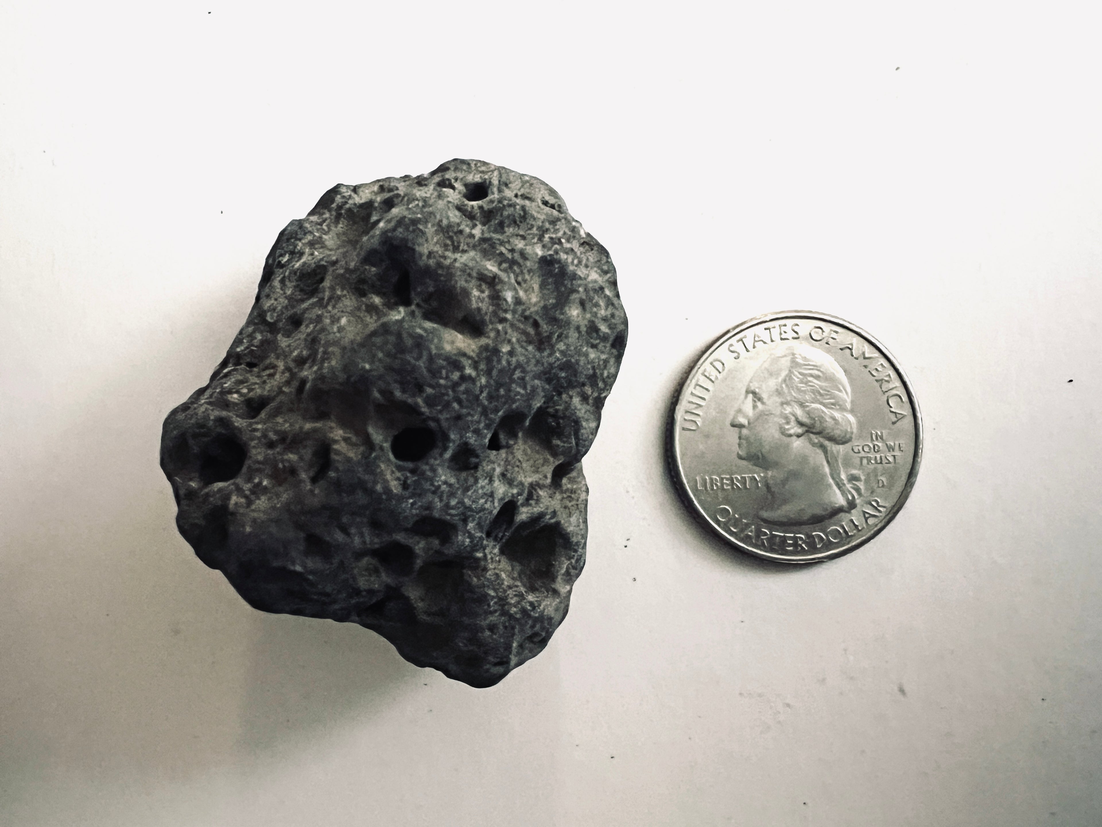 FAKE MOON ROCK - COMMEMORATIVE ARTIFACT #FM00020 - OHIO