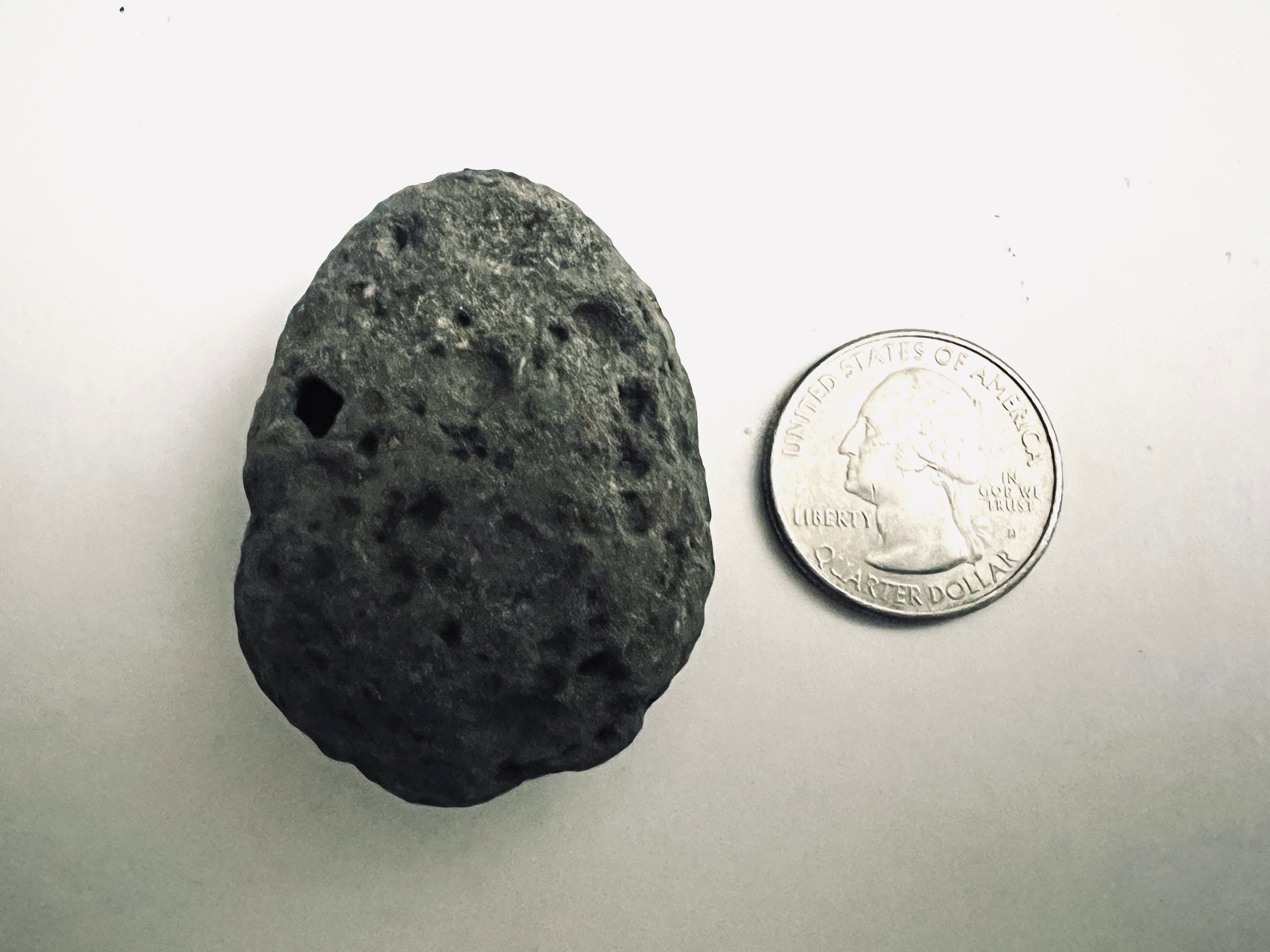FAKE MOON ROCK - COMMEMORATIVE ARTIFACT #FM00024 - WASHINGTON