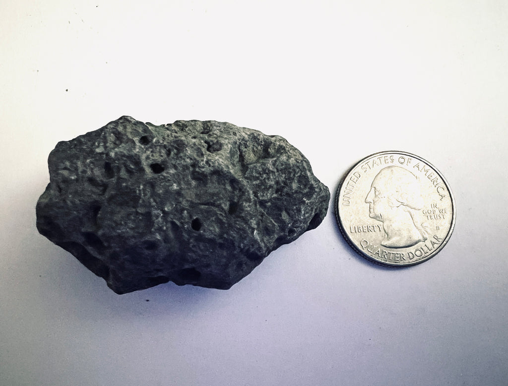 FAKE MOON ROCK - COMMEMORATIVE ARTIFACT #FM00036 - MASSACHUSETTS