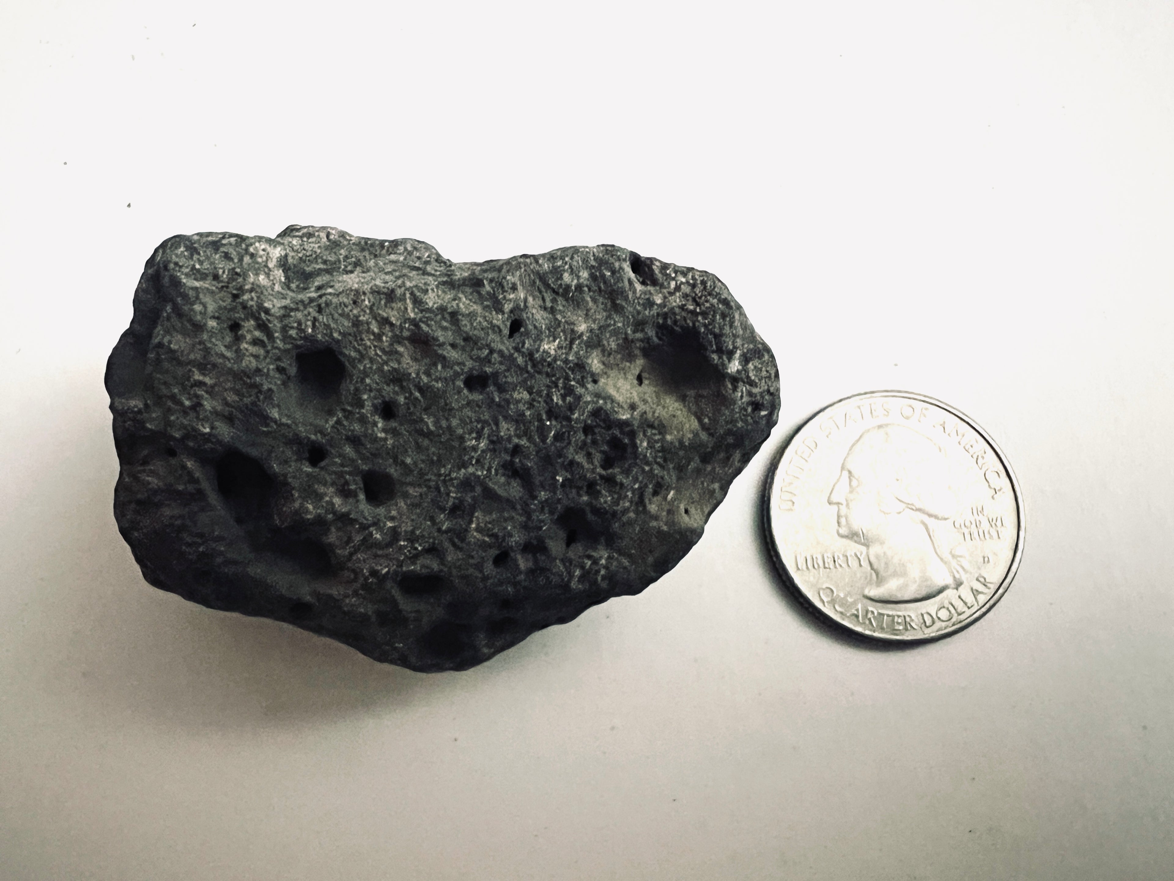FAKE MOON ROCK - COMMEMORATIVE ARTIFACT #FM00043 - WEST VIRGINIA